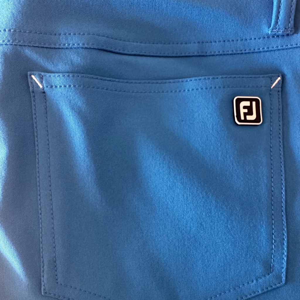 Footjoy Vibrant Blue Buttoned Pants